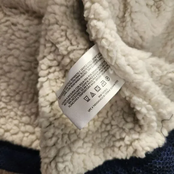 Orvis 1/4 Zip Heavyweight Pullover Fleece Sherpa Lined Sweater Mens Size XXL 2XL - Picture 9 of 13